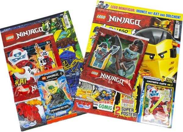 XL-Blindbag Lego Ninjago Helden-Power  (2x Magazines + 2x Lego Extras) Pack 1